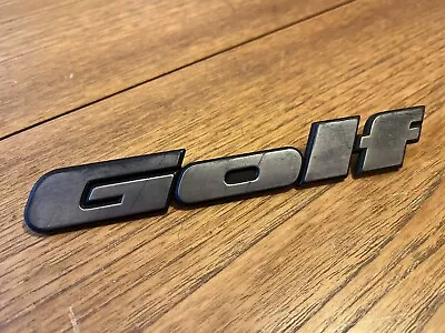 Vw Golf Mk2 Late Type 90 Spec Rear Boot Badge Emblem 191 853 687 J • $18.94