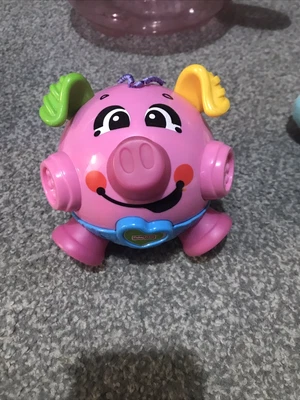 £2 • Buy Fisher Price Bounce & Giggle Pig Bumble Ball Vibrating Musical Toy