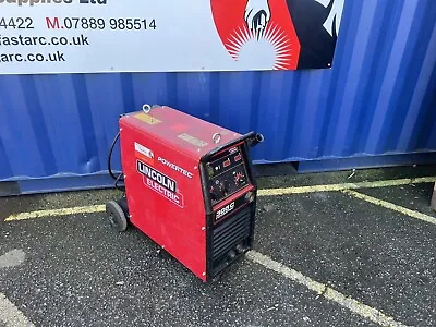 LINCOLN POWERTEC 305c 300AMP MIG WELDER COMPACT FEEDER 415v 3 PHASE • £1080