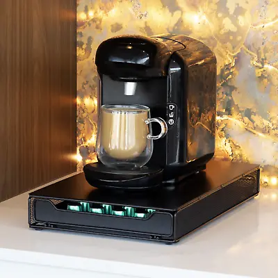 Nespresso 60 Pod Holder Drawer Capsule Storage & Coffee Machine Stand • £24.99