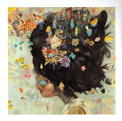 David Choe Festive Hairdo Image On A Hardcover Art Book Page: Frame It • £9.59