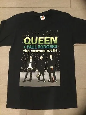 Queen + Paul Rodgers 2008 Tour T-Shirt • £18