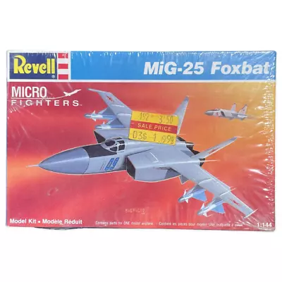 Vintage 1988 Revell Micro Fighters MiG-25 Foxbat 1/144 Model Kit SEALED BOX • $29.99