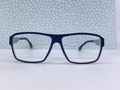 Ic! Berlin Eyeglasses Frames Men Woman Blue Silver Rectangular Kevin The Pearl • £138.11