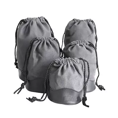 Waterproof Drawstring Pouch Photography Bag Lens Bag Camera Bag • £8.37