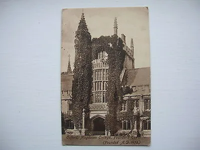 Oxford Postcard - Magdalen College Founder’s Tower. (F Frith And Co) • £2.99