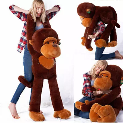 £23.63 • Buy Kids Doll Gifts Giant Plush Monkey Toy Huge Large Big Toy Stuffed Monkey Animal