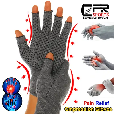 Arthritis Gloves Compression Hand Support Therapeutic Joint Pain Relief Sports • $5.91