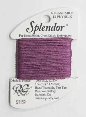 Rainbow Gallery Splendor Silk Fiber Thread Needlepoint  • $5.45