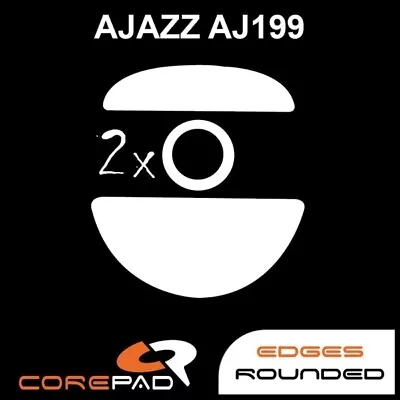 Corepad Skatez Ajazz AJ199 Replacement Mouse Feet PTFE Teflon Hyperglides • $12.99