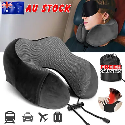 $18.45 • Buy Neck Support Travel Pillow U-shaped Rebound Pad Support Plane Headrest Sleeping