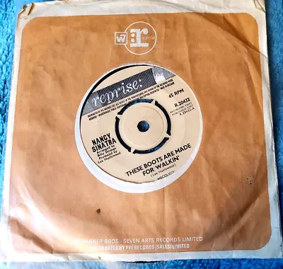£1.50 • Buy Nancy Sinatra - These Boots Are Made For Walkin' - Reprise -  7  Vinyl Single