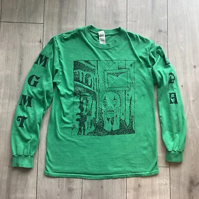 MGMT Little Dark Age Album 2018 Tour Art Graphic Print Long Sleeve T-Shirt M • $25.60