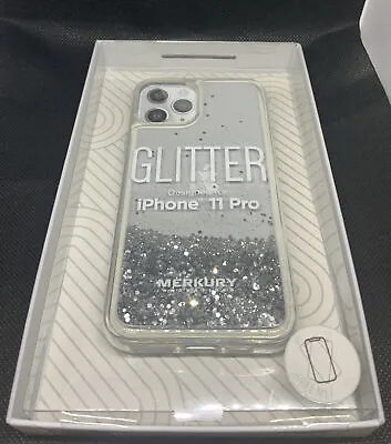 Merkury Innovation IPhone 11 Pro GLITTER Floating Phone Protector Case  NWT • $9