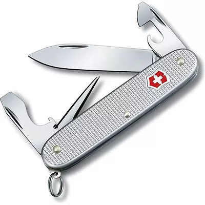 Swiss Army Knife Pioneer Silver Alox Victorinox 53960 Or 0.8201.26 New In Box • $44.90