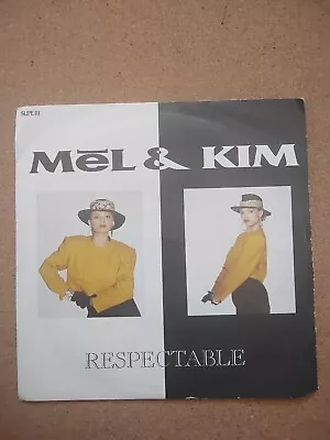 MEL AND KIM Respectable 7  Vinyl Single 45RPM  • £1.40