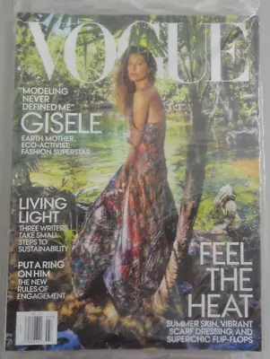 $10.99 • Buy NEW - Vogue Magazine | July 2018 | Gisele SEALED