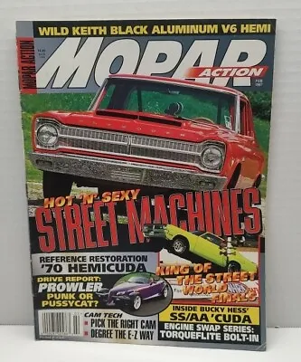 Mopar Action Magazine February 1997 King Of The Street World Finals SS/AA Cuda • $6.29