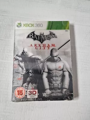 Batman Arkham City XBOX 360 With 3D Slip Cover - New & Sealed • £39.95