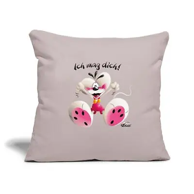 Diddl Mouse I Like You Pillowcase 45 X 45 Cm One Size Light Taupe • £17.88