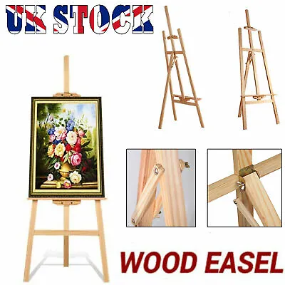 Cheap 1500mm Wooden Tripod Studio Canvas Easel Art Stand For Wedding Painting • £11.10