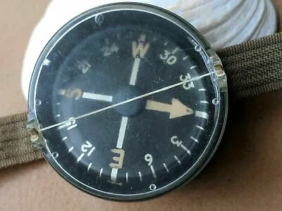 $55 • Buy Vintage Line Of Sight Non-Liquid Wrist Compass W/Orig Strap FOR PARTS/REPAIR