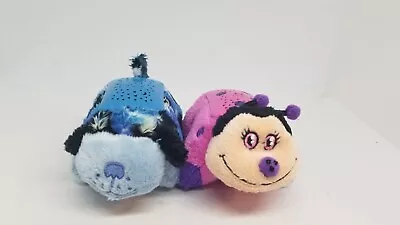 Dream Lites Pillow Pets Blue Dog Camo And Ladybug 5  Mini Keychain Backpack Clip • $19.99