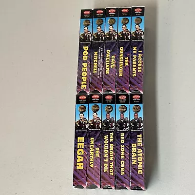 Mystery Science Theater 3000 - 10 VHS Tapes • $5.25
