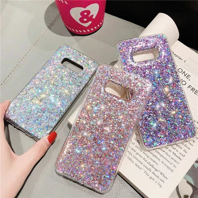 For Samsung S23 S22 Ultra S20 S10 Plus A52s A72 Glitter Sequin Soft Case Cover • $7.07