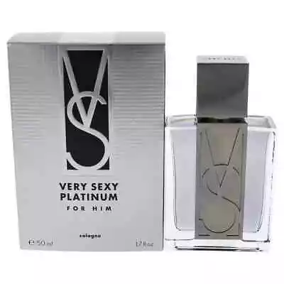 Victoria's Secret VERY SEXY PLATINUM For Him Cologne Spray 1.7 Oz./50ml *SEALED* • $60