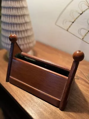 Vintage Country SOLID WOOD LETTER HOLDER Desk Organizer Farmhouse Handmade • $15