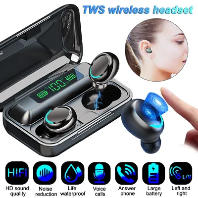 Bluetooth 5.1 Wireless Headphones TWS Earphones Mini In Earbuds For IOS Android • $21.99