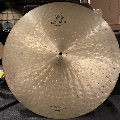 Zildjian 22  K Constantinople Ride Medium Thin High Engraved Signature • $1000