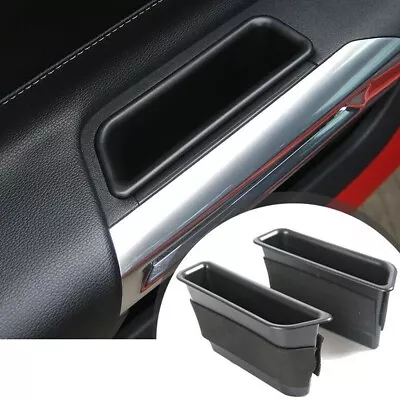 2pcs Inner Side Door Handle Storage Box Cover For Ford Mustang 2015+ Accessories • $12.66