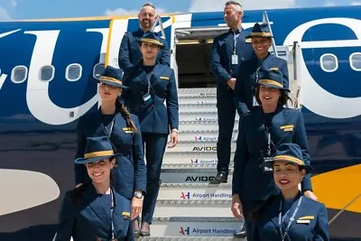 £206.48 • Buy Blue Panorama Airlines/luke Air Cabin Crew Flight Attendant Stewardess Costume