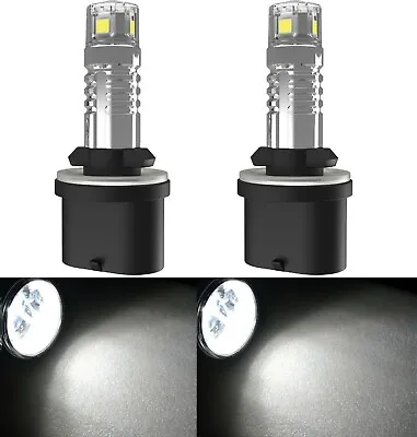 LED 20W 880 H27 White 5000K Two Bulbs Fog Light Replacement Upgrade Lamp Stock • $25.50