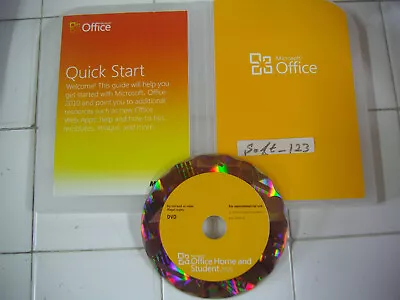 MS Microsoft Office 2010 Home And Student Family Pack Licensed For 3PCs =RETAIL= • $79.95