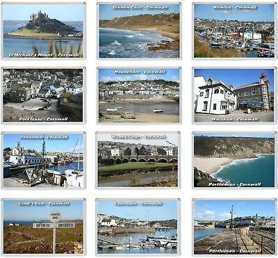 Various Cornwall - 96 X 67mm Jumbo Fridge Magnet Holiday Present Gift Souvenir • £2.99