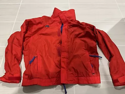 Vintage Columbia Bugaboo Jacket Coat Red Sleeve Outside Windbreaker Men’s XXL • $35