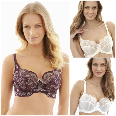 £28.80 • Buy Panache Andorra Full Cup Bra 5675 Womens Underwired Lace Bras Lingerie