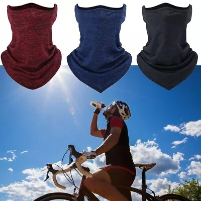 Summer Cooling Motorcycle Cycling Half Face Mask Scarf Cover Bandana Neck Gaiter • $3.99