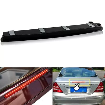 LED Smoked Lens Third 3rd Brake Stop Lights For 2001-2007 Mercedes C-Class W203 • $42.99