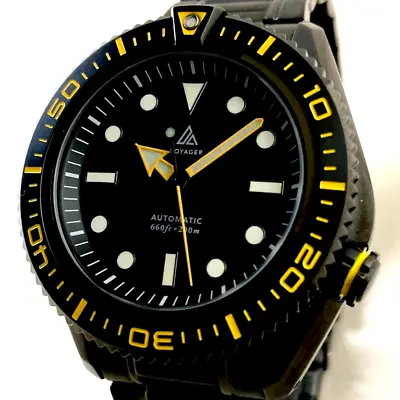 Mod Seiko SRP499 Stargate Yellow Ion NH38 Diver Military Dome Milsub Combat • $490