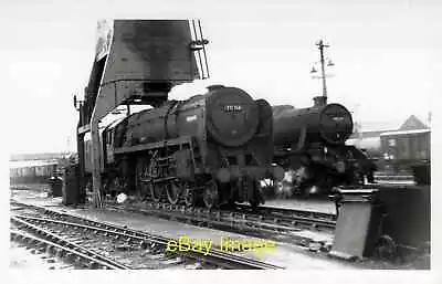 Photo Railway BR STD Britannia 70014 At Coaling Tower Carnforth 10A C1960's • £2