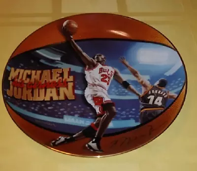 Michael Jordan   5 TIME NBA MVP    Collectors Plate With COA • $27.99