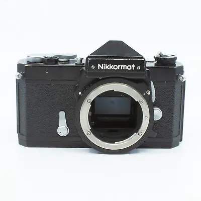 Nikon Nikkormat FTN Black Body - 35mm SLR Camera - UNTESTED METER - NO BATTERY • $34.99