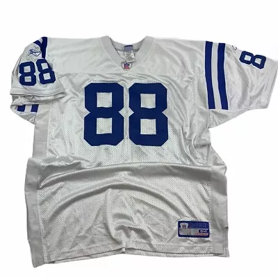 Reebok Indianapolis Colts #88 Marvin Harrison Authentic White Jersey Sz 54 $225 • $71.39