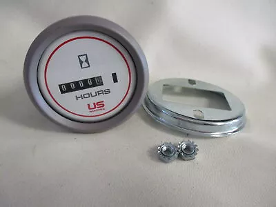 Faria Hour Meter Gauge White Marine Boat • $24.95