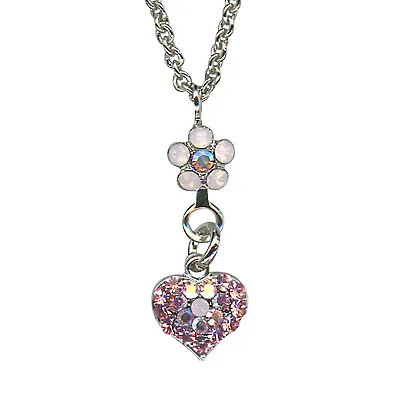 Mariana Necklace Pendant Sophisticated Lt Rose AB & Rose Opal Austrian Crys... • $76