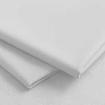 Plain Extra Wide 100% Cotton Plain Sheeting Quilting Lining Draping Fabric • £6.49